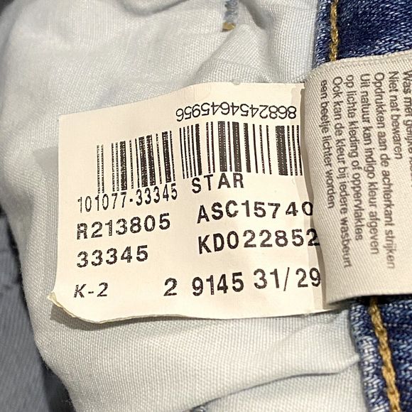 Mavi Star Iconic High Rise Mom Jeans Women’s W31 L28 Frayed Hems Ankle Blue - Picture 11 of 12